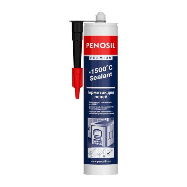 Герметик Penosil Premium +1500 °C Sealant, для печей и каминов (280 мл) тов-217362