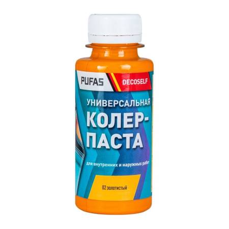 Паста колеровочная универсальная Pufas 02 золотистая (0,1 л) тов-221947. Артикул 