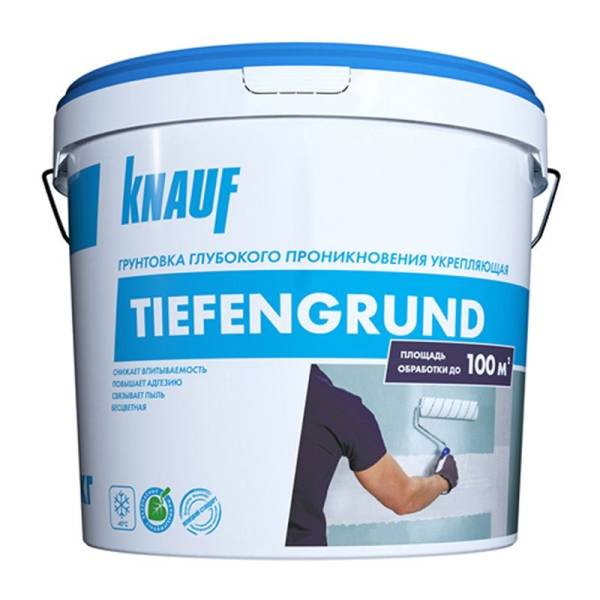 Грунтовка Knauf Tiefengrund универс. глуб. проникновения (10 кг) тов-043056